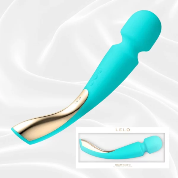 Stimulateur Smart Wand 2 Large bleu océan - LELO