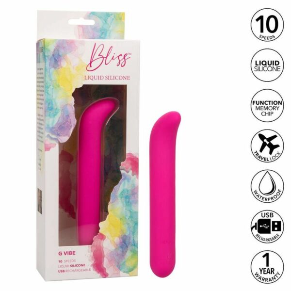 Vibromasseur Bliss G-Vibe rose - CALIFORNIA EXOTICS