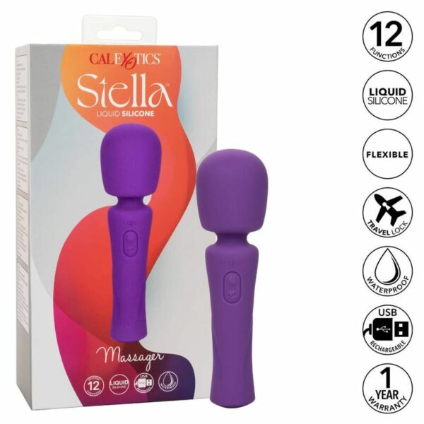 Vibromasseur Wand Stella violet  - CALIFORNIA EXOTICS