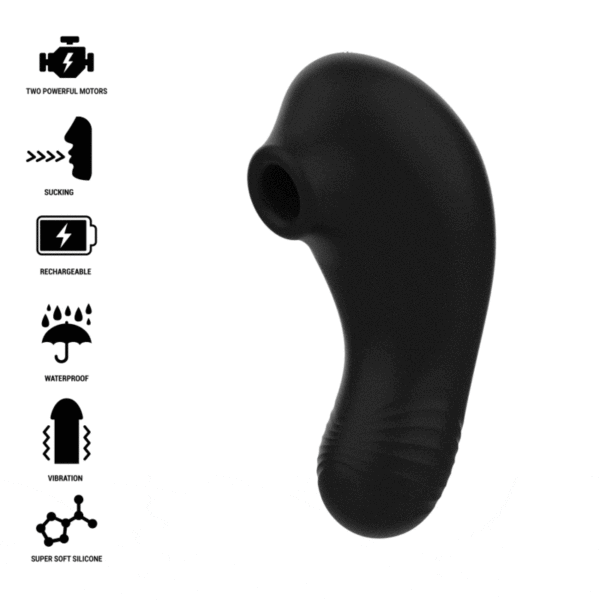 Stimulateur clitoris noir Shushu pro - RITHUAL