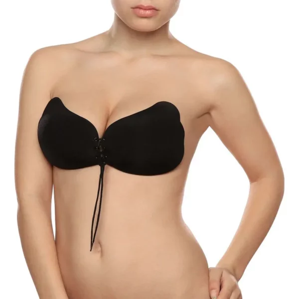 Cache tétons noir Lace-It bonnet D - BYE BRA