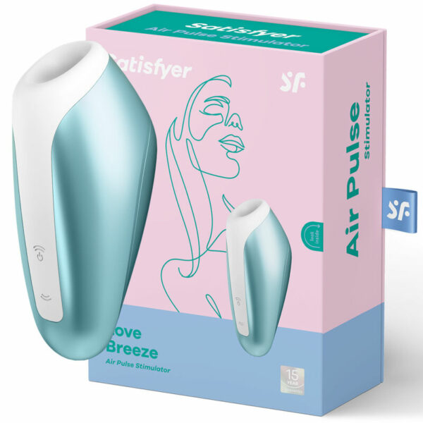 Stimulation impulsion d'air Love Breeze bleu - SATISFYER