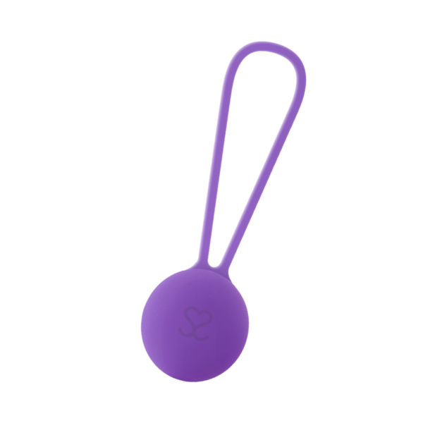 Perle anale premium en silicone violet - MORESSA