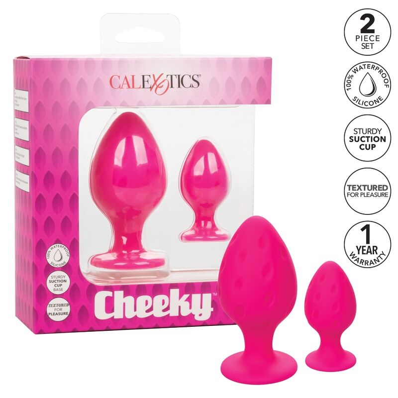 Plug anal par 2 Cheeky rose – CALIFORNIA EXOTICS