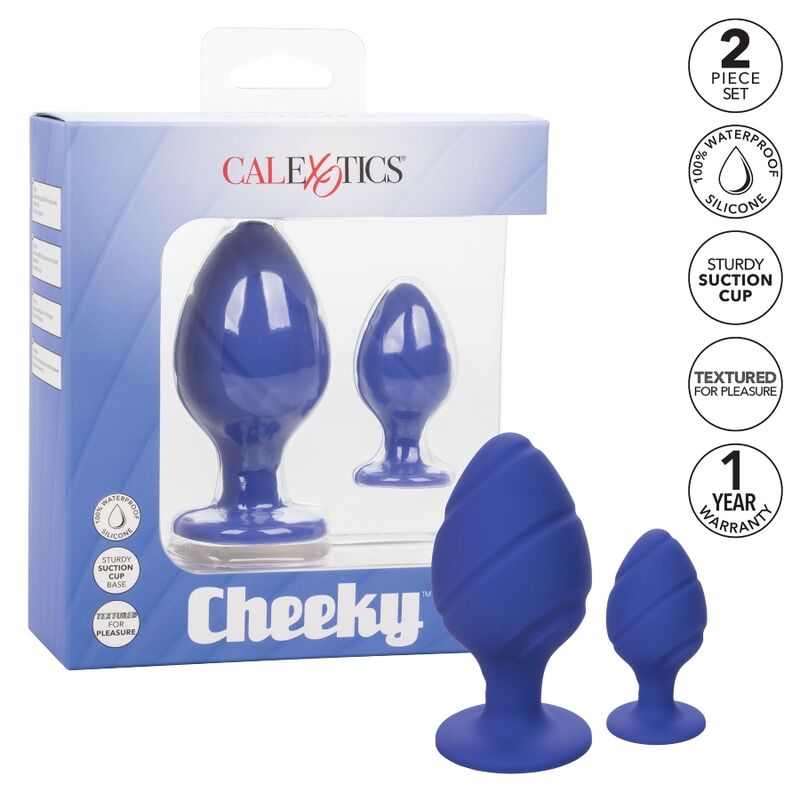 Plug anal par 2 Cheeky violet – CALIFORNIA EXOTICS