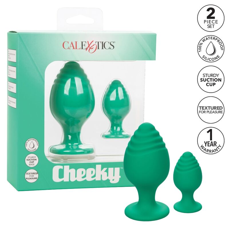 Plug anal par 2 ButtPlug vert – CALIFORNIA EXOTICS