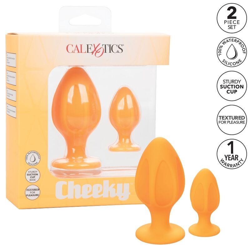 Plug anal par 2 ButtPlug orange – CALIFORNIA EXOTICS