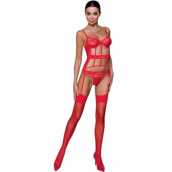 Corset rouge avec string Kyouka de S à XL – PASSION