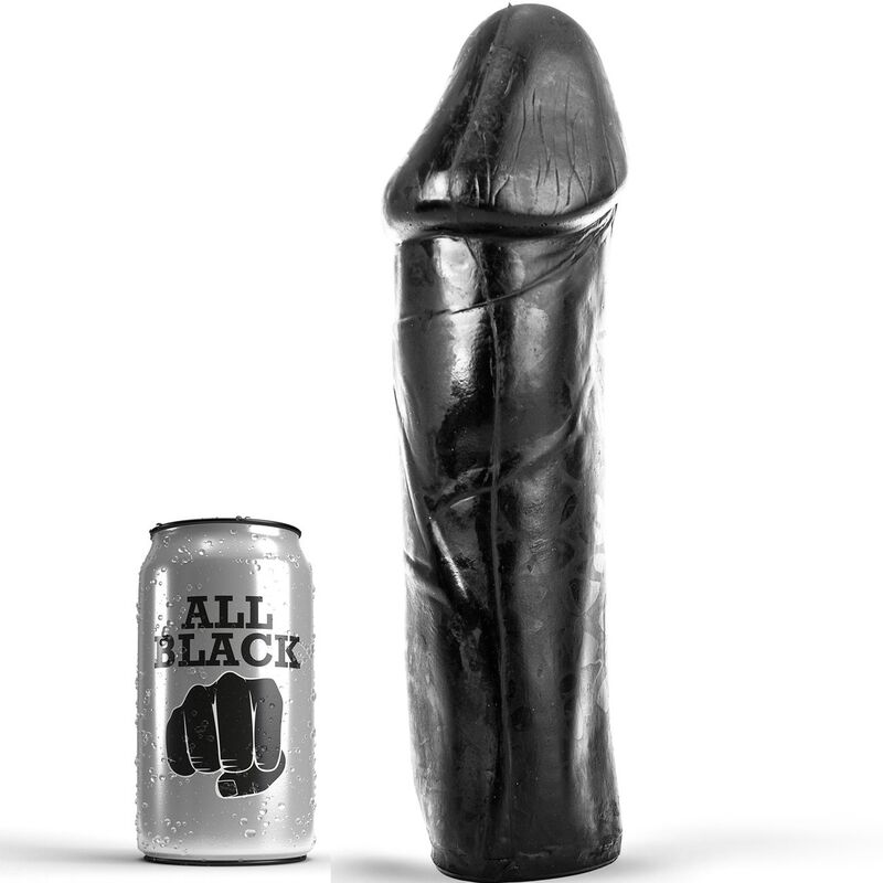 ALL BLACK – DONG 28 CM SANS TESTICULES