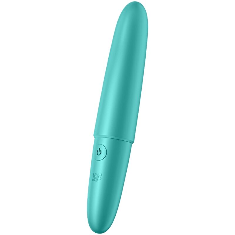 Stimulateur connecté Ultra Power Bullet 6 Turquoise – SATISFYER