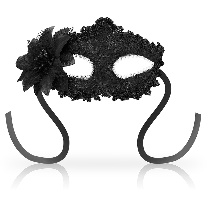 Masque dentelle & fleur noir – OHMAMA