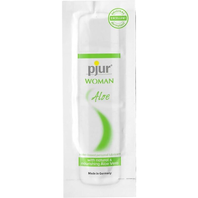 PJUR WOMAN ALOE LUBRIFIANT A BASE D”EAU 2 ML