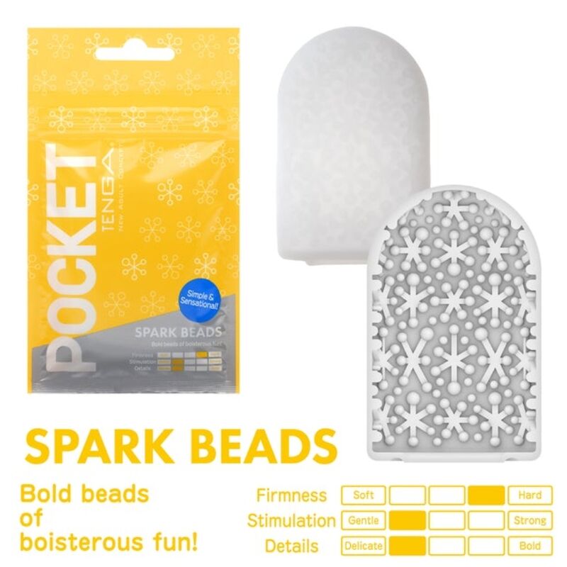 STROKER DE POCHE TENGA SPARK BEARDS