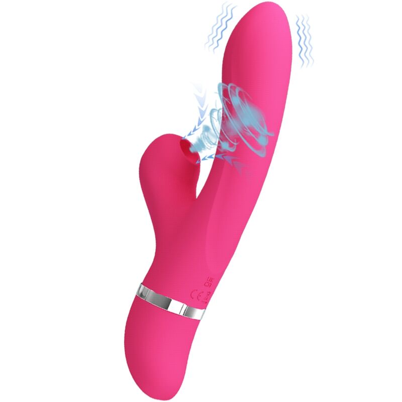 Sextoys Rabbit à 7 fonctions de vibration Willow magenta – PRETTY LOVE