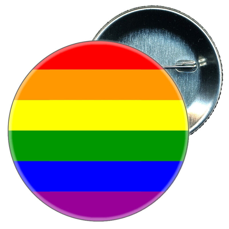 Broche ronde couleur LGBT - PRIDE