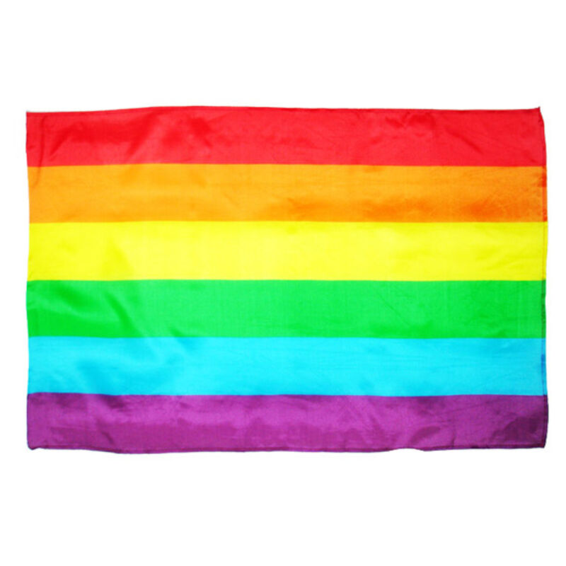 Drapeau couleur LGBT grand 90 par 140 cm - PRIDE