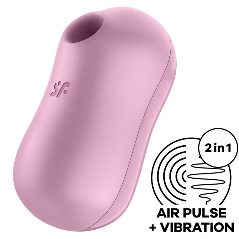 Vibromasseur ondes pulsées Cotton Candy – SATISFYER