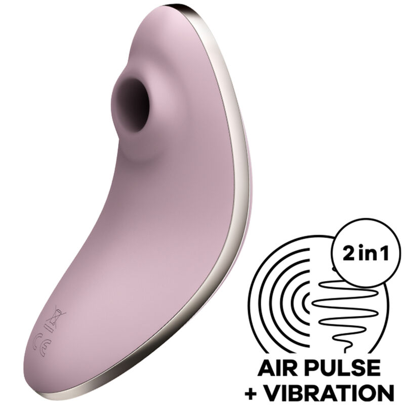 Stimulateur air pulse Vulva Lover 1 bleu ou lilas - SATISFYER