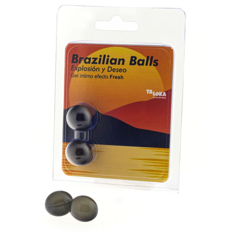 TALOKA – 2 BALLES BRÉSILIENNES GEL EXCITANT EFFET FRAIS