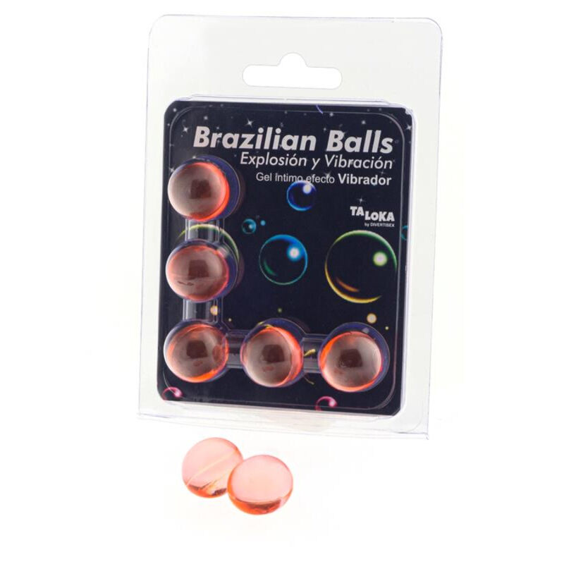 TALOKA – 5 BALLES BRÉSILIENNES EFFET VIBRANT GEL EXCITANT