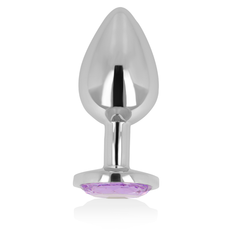 OHMAMA – PLUG ANAL AVEC CRISTAL VIOLET 9 CM