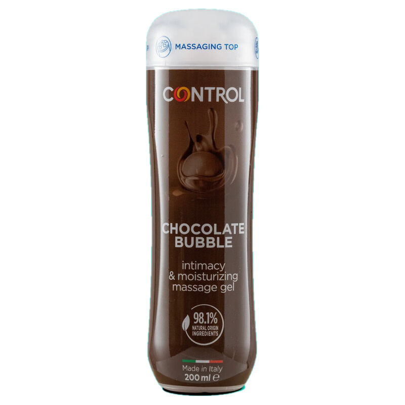 CONTROL – GEL DE MASSAGE 3 EN 1 BULLE DE CHOCOLAT 200 ML