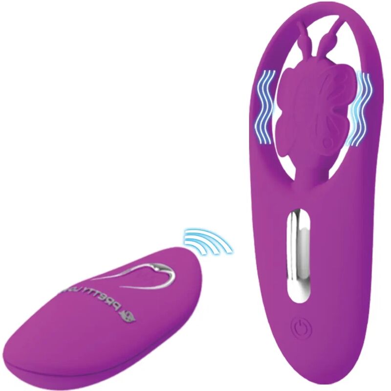 Stimulateur clitoridien Dancing Butterfly pour couple violet – PRETTY LOVE