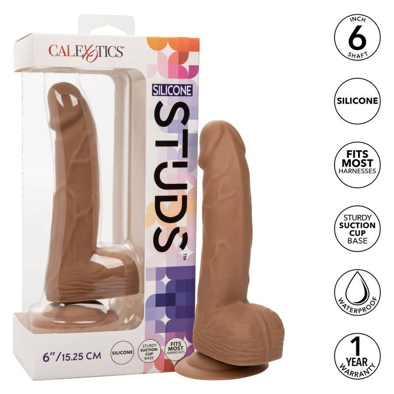 Gode silicone Stud 6 15,25 cm – CALIFORNIA EXOTICS