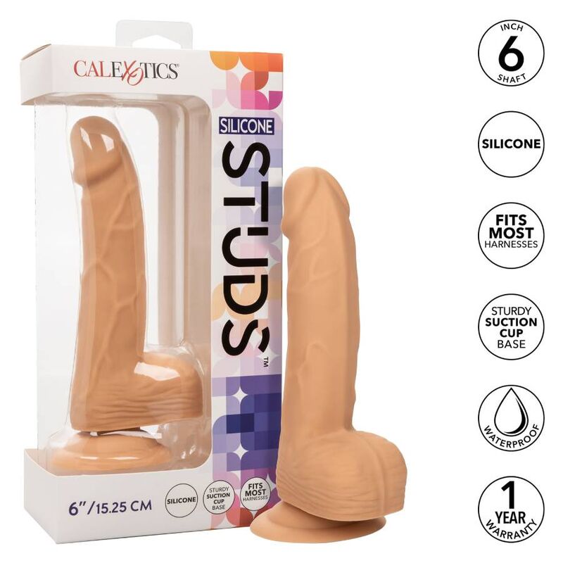 Gode silicone Stud 6 15,25 cm – CALIFORNIA EXOTICS