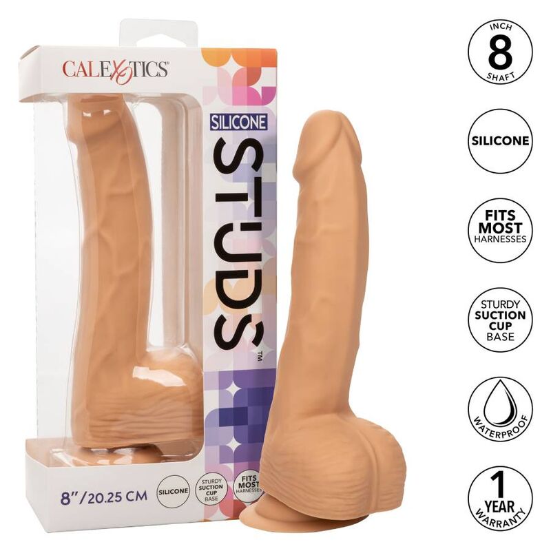 Gode silicone Stud 8 20,25 cm – CALIFORNIA EXOTICS