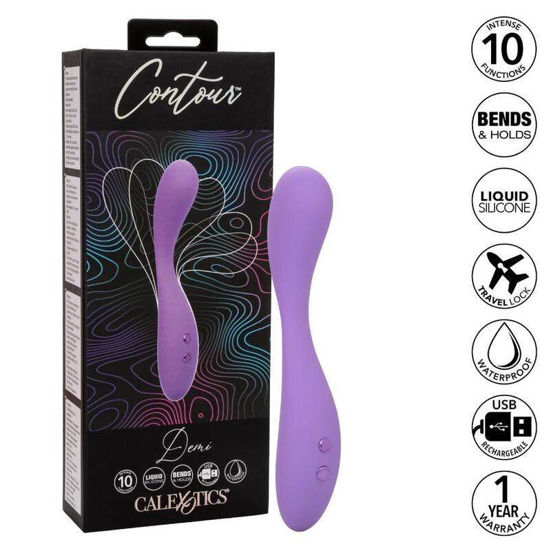 Vibromasseur point G Contour violet – CALIFORNIA EXOTICS