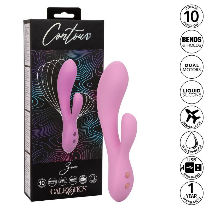 Vibromasseur Rabbit Zoie rose – CALIFORNIA EXOTICS