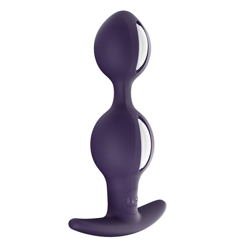 FUN FACTORY – B BALLES DUO BLANC/VIOLET FONCÉ