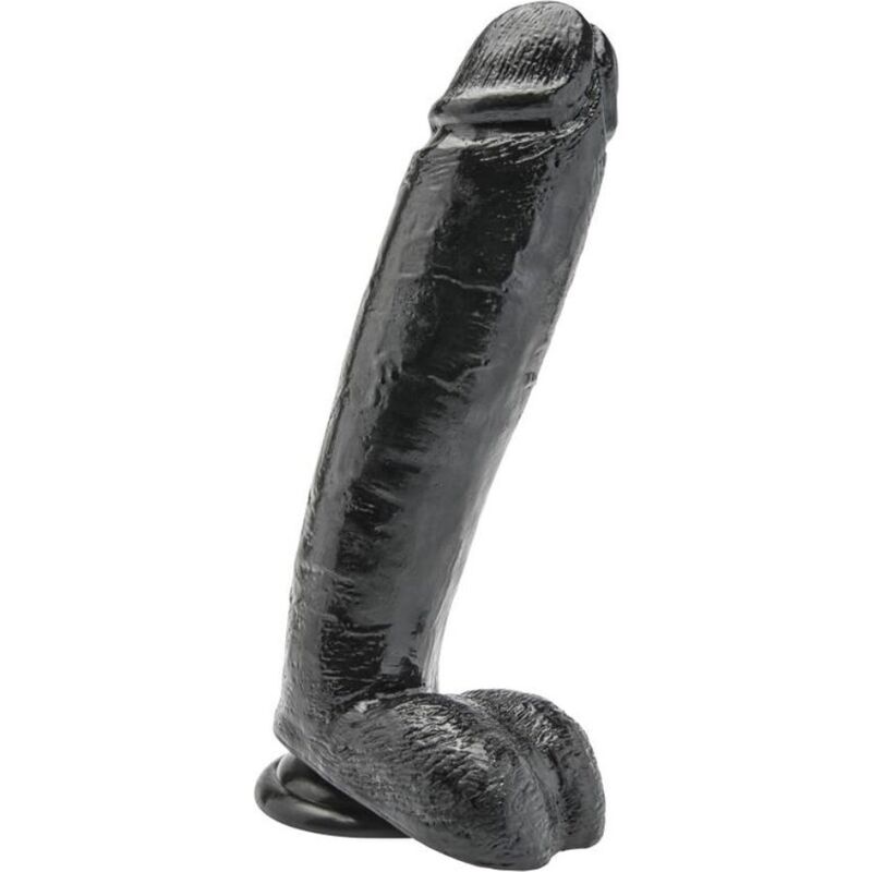 GET REAL – GODE 25,5 CM AVEC BOULES NOIRES