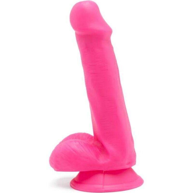 GET REAL – GODE HAPPY DICKS 12 CM BALLES ROSE