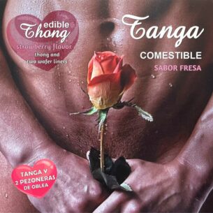 HOTFLOWERS – THONG HOMME+ 2 NIPPLE AZYME FRAISE /es/pt/en/fr/it/