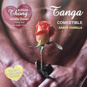 HOTFLOWERS – STRING HOMME + 2 NIPPLE AZYME VANILLE /es/pt/en/fr/it/