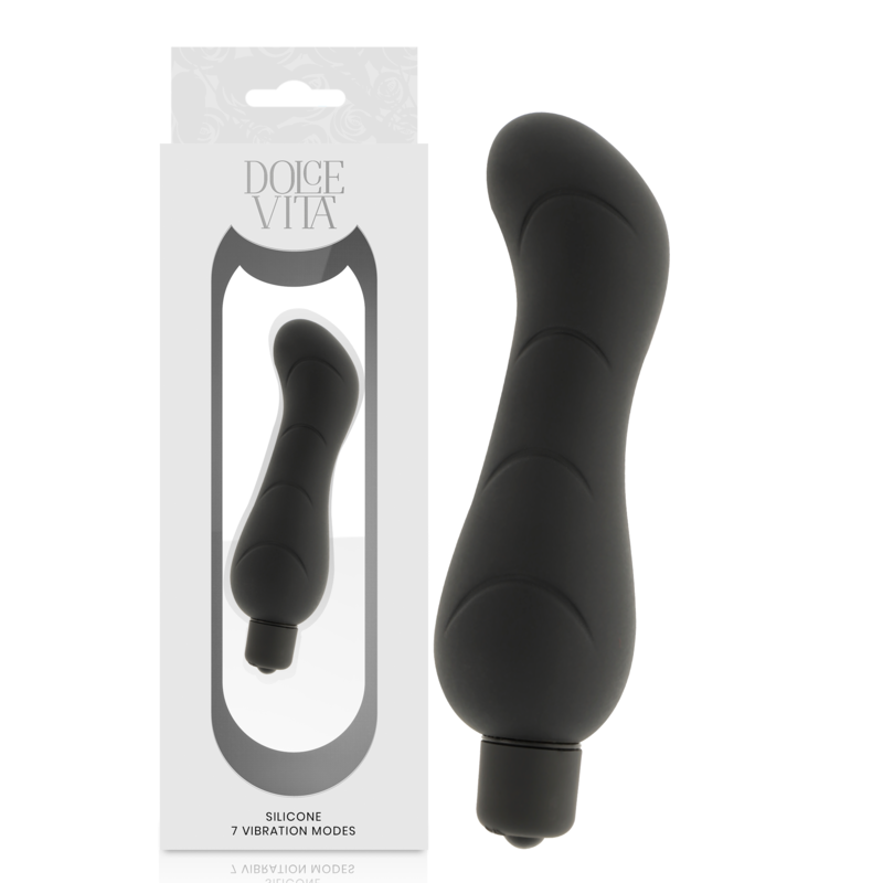 DOLCE VITA – G-SPOT BLACK SILICONE