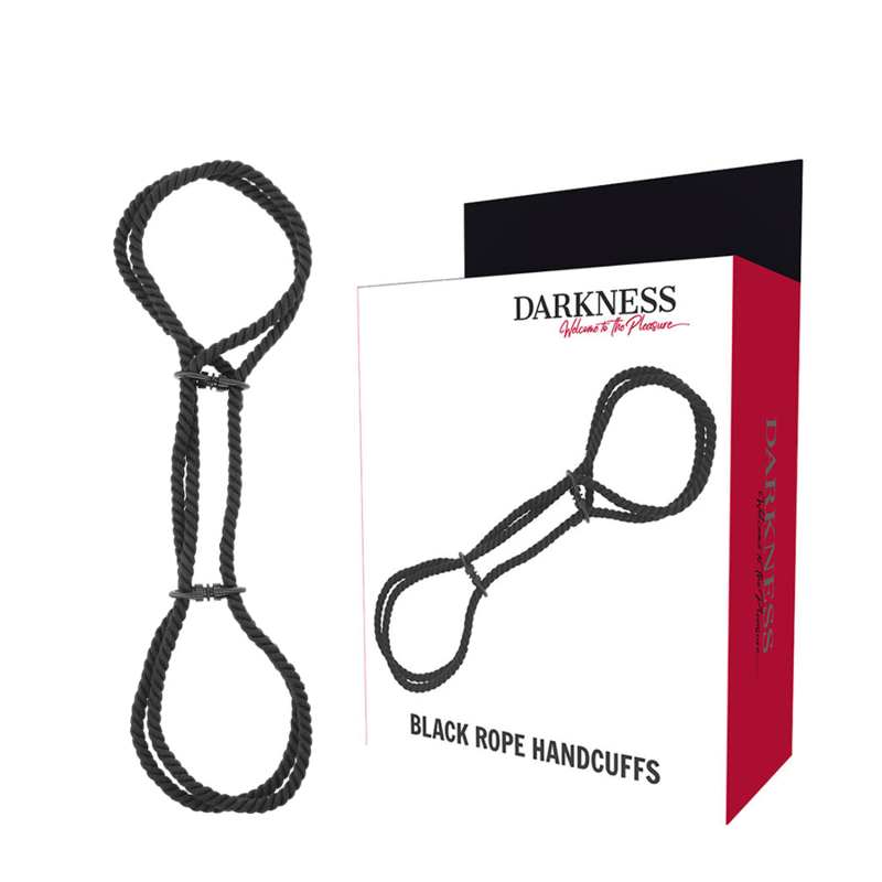 DARKNESS – MENOTTES EN CORDE OU MENOTTES DE CHEVILLE 100% COTON