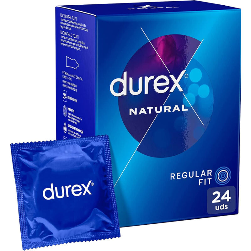 Préservatifs naturels regular fit 24 pcs – DUREX