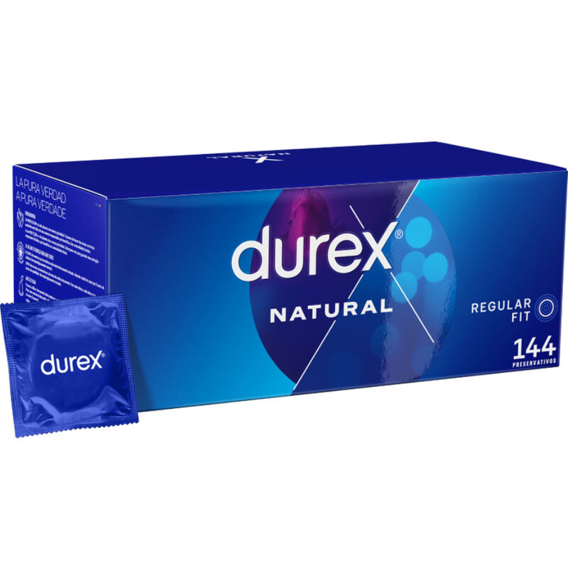 Préservatifs naturels regular fit 144 pcs – DUREX