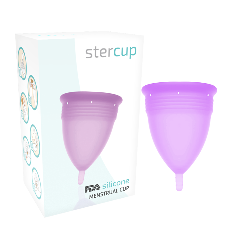 COUPE MENSTRUELLE STERCUP TAILLE S COULEUR VIOLET FDA SILICONE