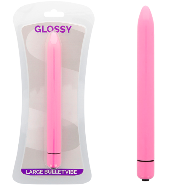 GLOSSY – VIBRATEUR SLIM DEEP ROSE