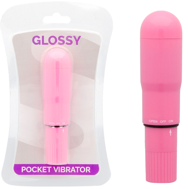 GLOSSY – VIBRATEUR DE POCHE DEEP ROSE