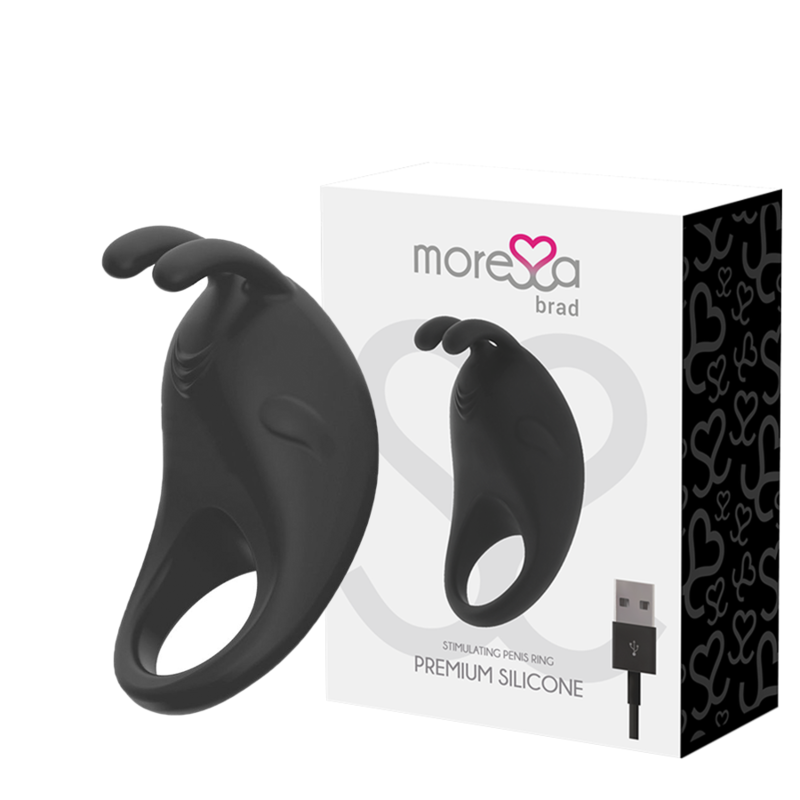 MORESSA BRAD PREMIUM SILICONE RECHARGEABLE NOIR