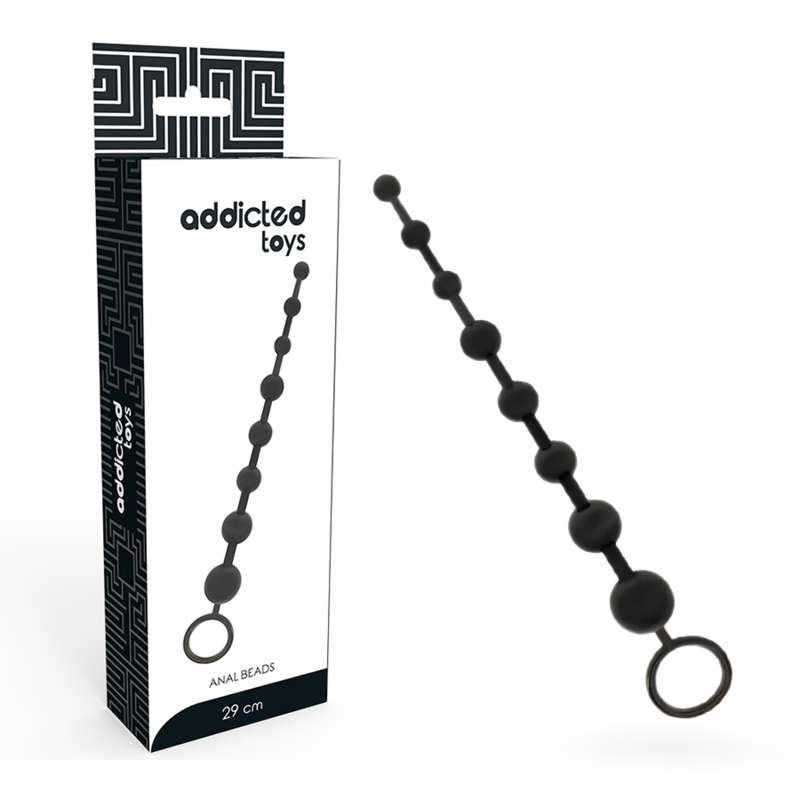 ADDICTED TOYS PERLES ANALES 29CM NOIR