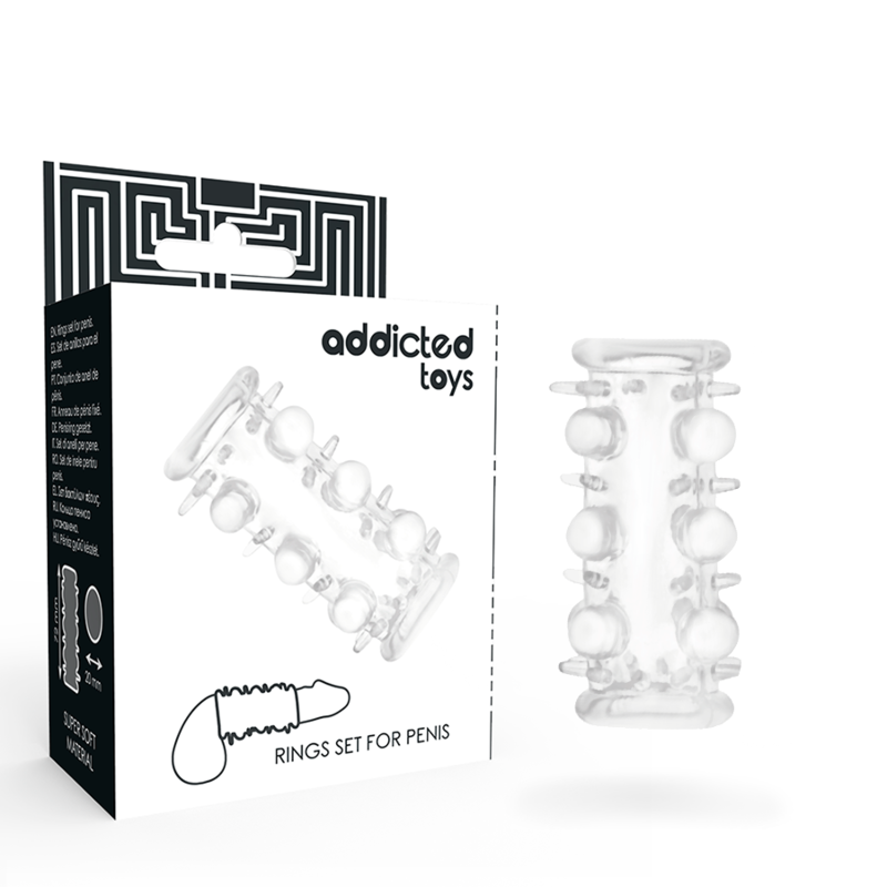 ADDICTED TOYS FUNDA PENE CLEAR