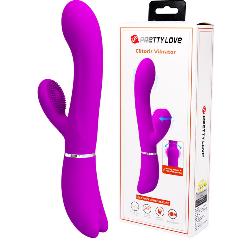 Vibromasseur Rabbit spécial clitoris violet – PRETTY LOVE