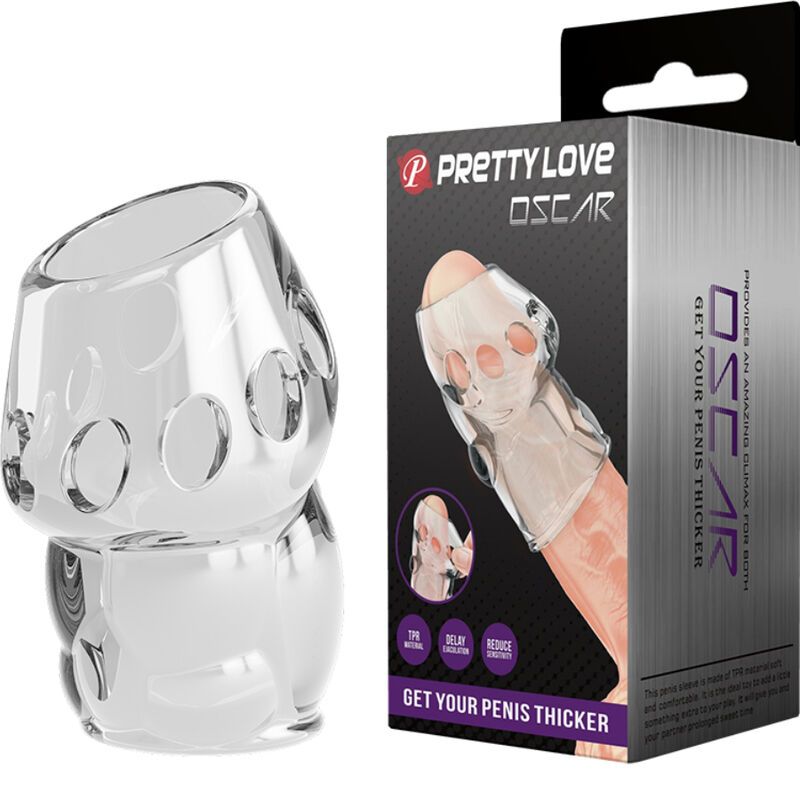 Gaine pour pénis Oscar plus épais couleur transparent – PRETTY LOVE