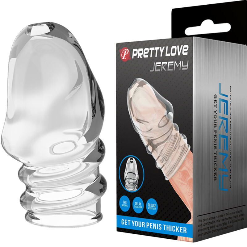 Gaine pour pénis Jérémy plus épais couleur transparent – PRETTY LOVE